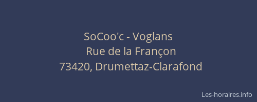 SoCoo'c - Voglans