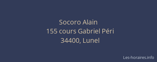Socoro Alain