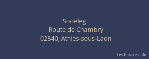 Sodeleg
