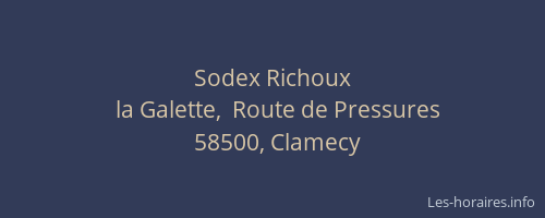 Sodex Richoux