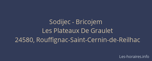 Sodijec - Bricojem