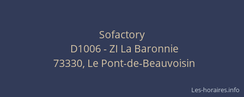 Sofactory