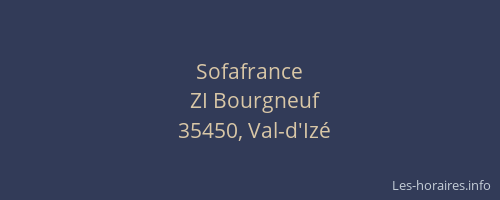 Sofafrance