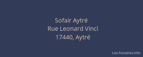 Sofair Aytr&eacute;