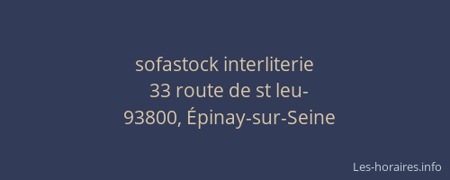 sofastock interliterie