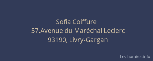 Sofia Coiffure