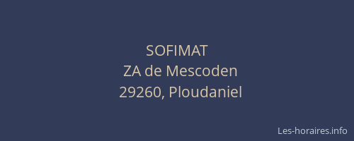 SOFIMAT