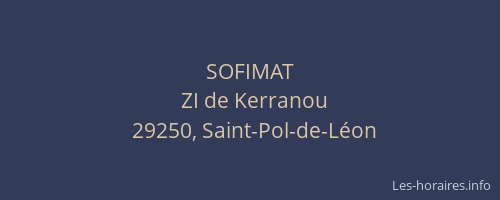 SOFIMAT