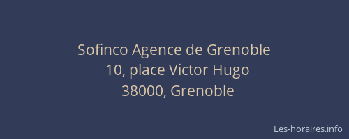 Sofinco Agence de Grenoble