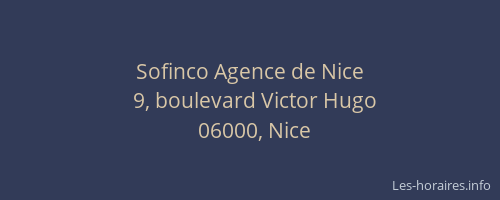 Sofinco Agence de Nice