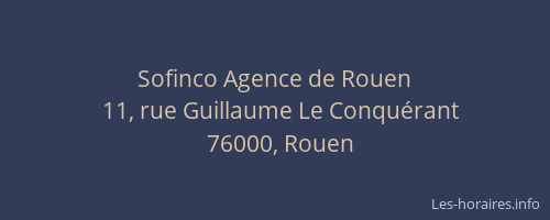 Sofinco Agence de Rouen