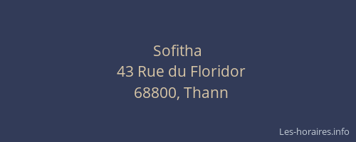 Sofitha