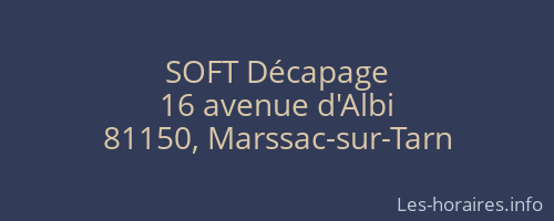 SOFT Décapage