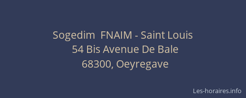 Sogedim  FNAIM - Saint Louis