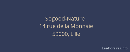 Sogood-Nature