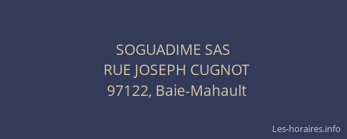 SOGUADIME SAS