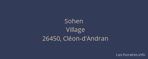 Sohen