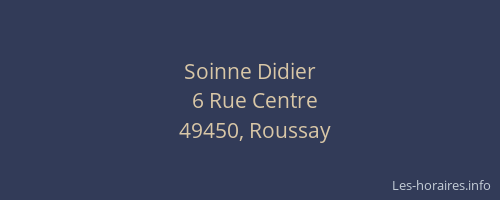 Soinne Didier