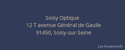 Soisy Optique