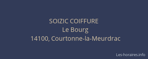 SOIZIC COIFFURE