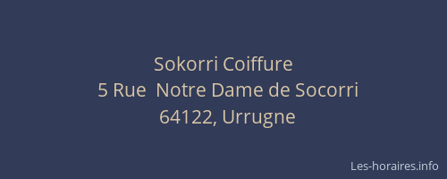 Sokorri Coiffure