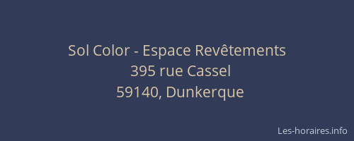 Sol Color - Espace Revêtements