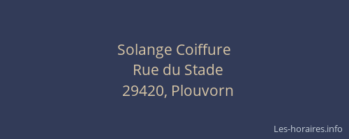 Solange Coiffure
