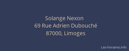Solange Nexon