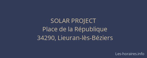 SOLAR PROJECT