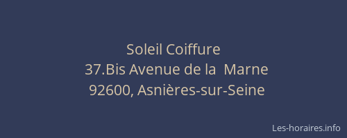 Soleil Coiffure