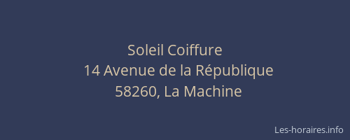 Soleil Coiffure