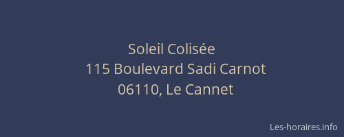 Soleil Colisée