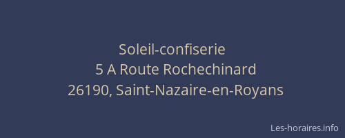 Soleil-confiserie