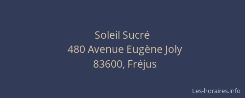Soleil Sucré