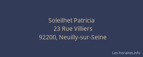 Soleilhet Patricia