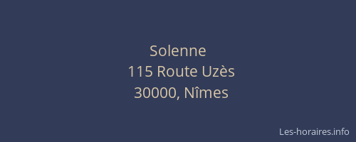 Solenne