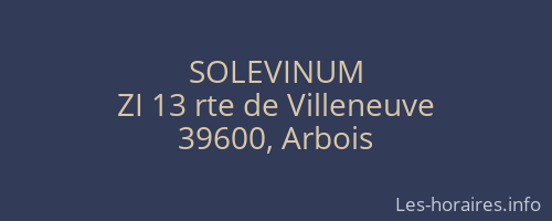 SOLEVINUM