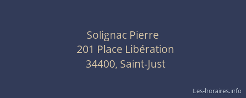 Solignac Pierre
