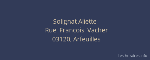 Solignat Aliette