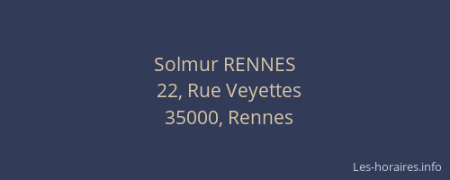 Solmur RENNES