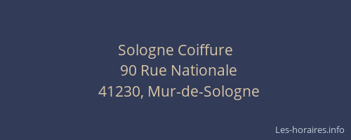 Sologne Coiffure