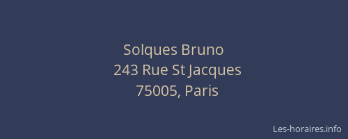 Solques Bruno