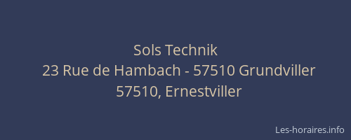 Sols Technik