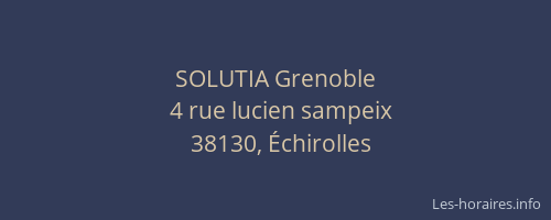 SOLUTIA Grenoble