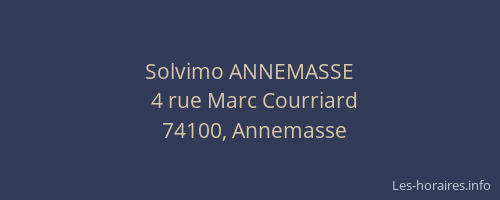 Solvimo ANNEMASSE