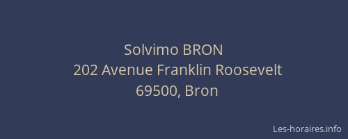 Solvimo BRON