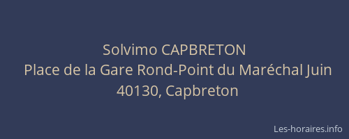 Solvimo CAPBRETON