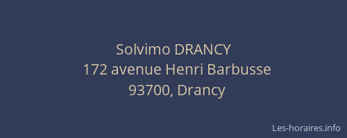 Solvimo DRANCY