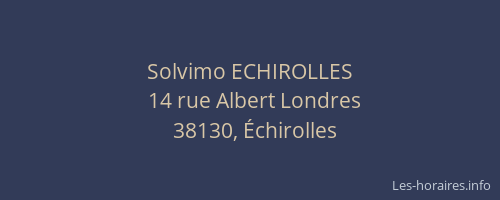 Solvimo ECHIROLLES