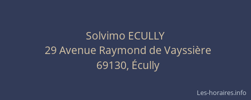 Solvimo ECULLY